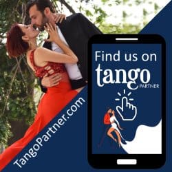 Andrea Dedo and Carla Bianchi offering advice on learning tango